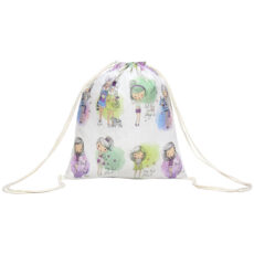 Σακίδιο πλάτης από ύφασμα με κοριτσάκια