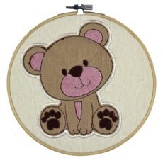 Καδράκι τελάρο για διακόσμηση με θέμα το αρκουδάκι