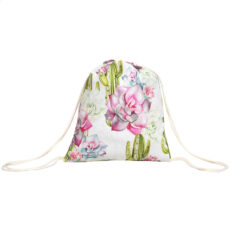 Παιδική τσάντα πλάτης με νούφαρα και κάκτους