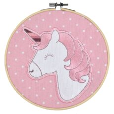 Τελάρο διακόσμησης παιδικού δωματίου με μονόκερο