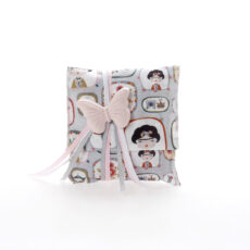 Υφασμάτινος φάκελος μπομπονιέρα με τη Frida Kahlo