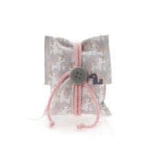 Ρομαντική μπομπονιέρα βάπτισης με φιγούρες μονόκερου