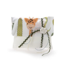 Παιχνιδιάρικη μπομπονιέρα βάπτισης με ζωάκια του δάσους