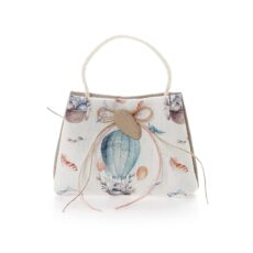 Υφασμάτινη τσάντα για μπομπονιέρα με σχέδιο αερόστατο