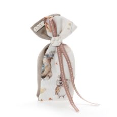 Υφασμάτινο πουγκί mix and match σε γήινους τόνους