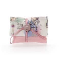 Φάκελος μπομπονιέρα βάπτισης σε ροζ απόχρωση